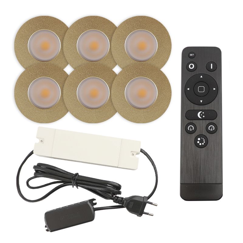 Messing Plug & Play inbouwspots
