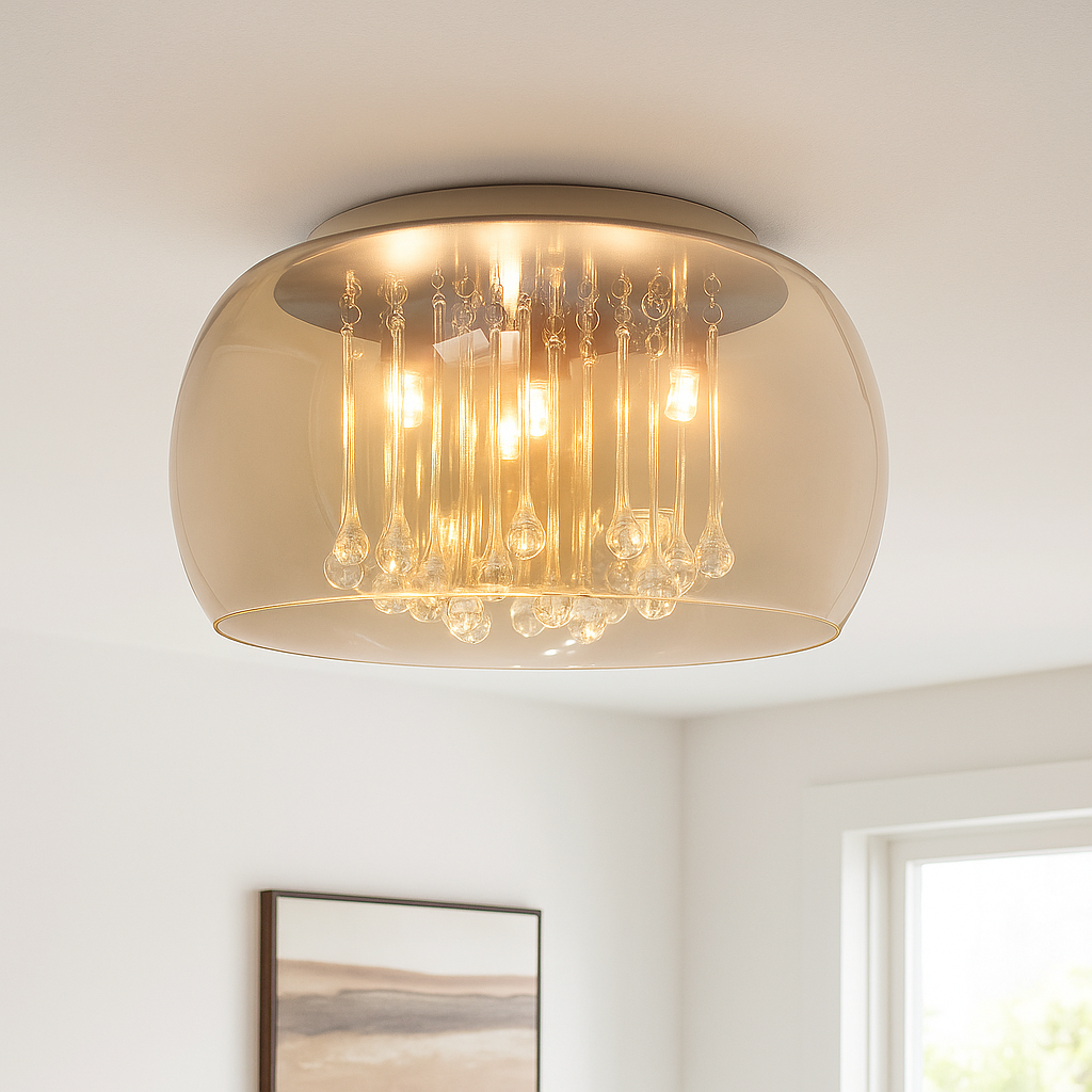 Design plafondlamp amber, Lorenzo