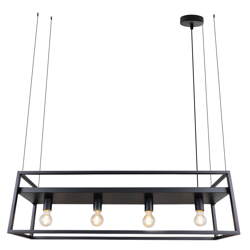 Industriële hanglamp zwart, Frama