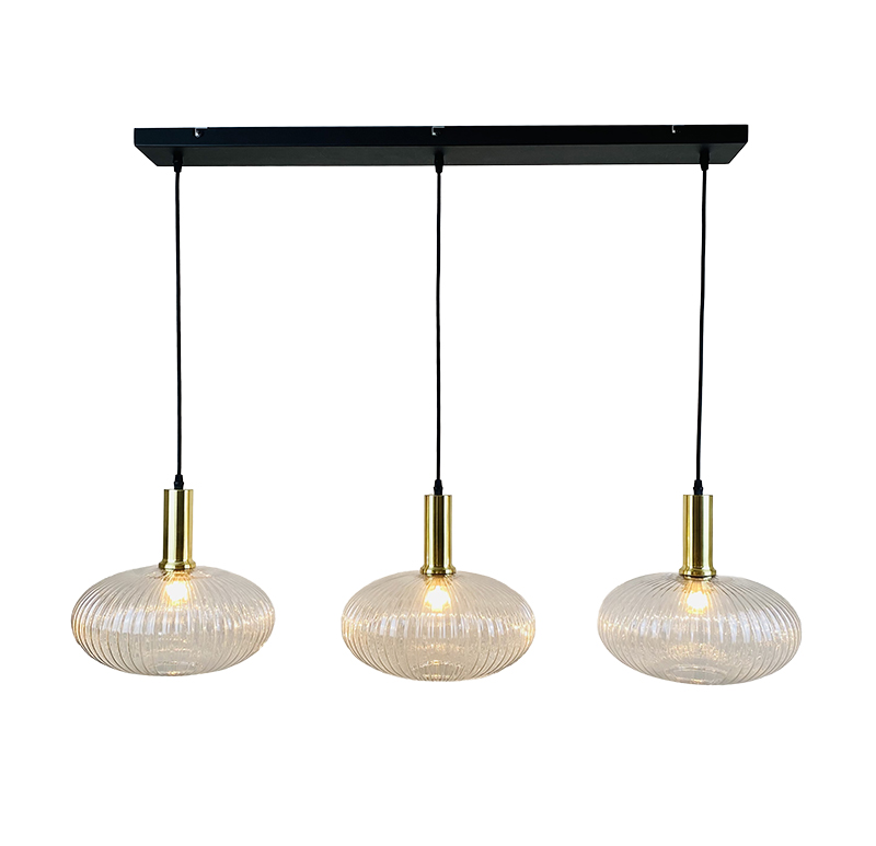 Retro hanglamp transparant, Charlois