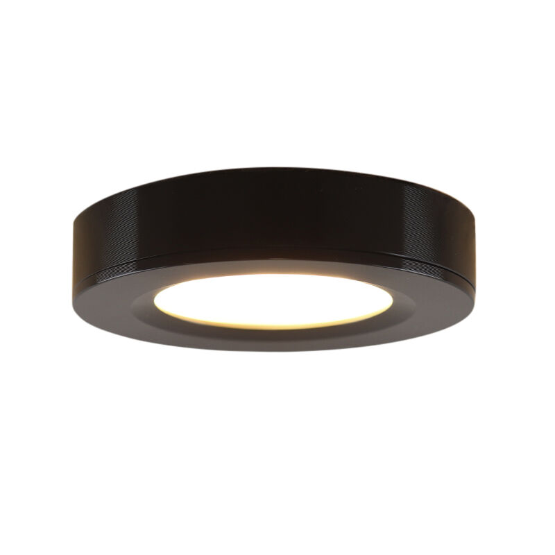 Ronde keukenkast lamp zwart, Sana