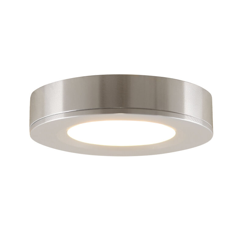 Ronde keukenkast lamp zilver, Sana