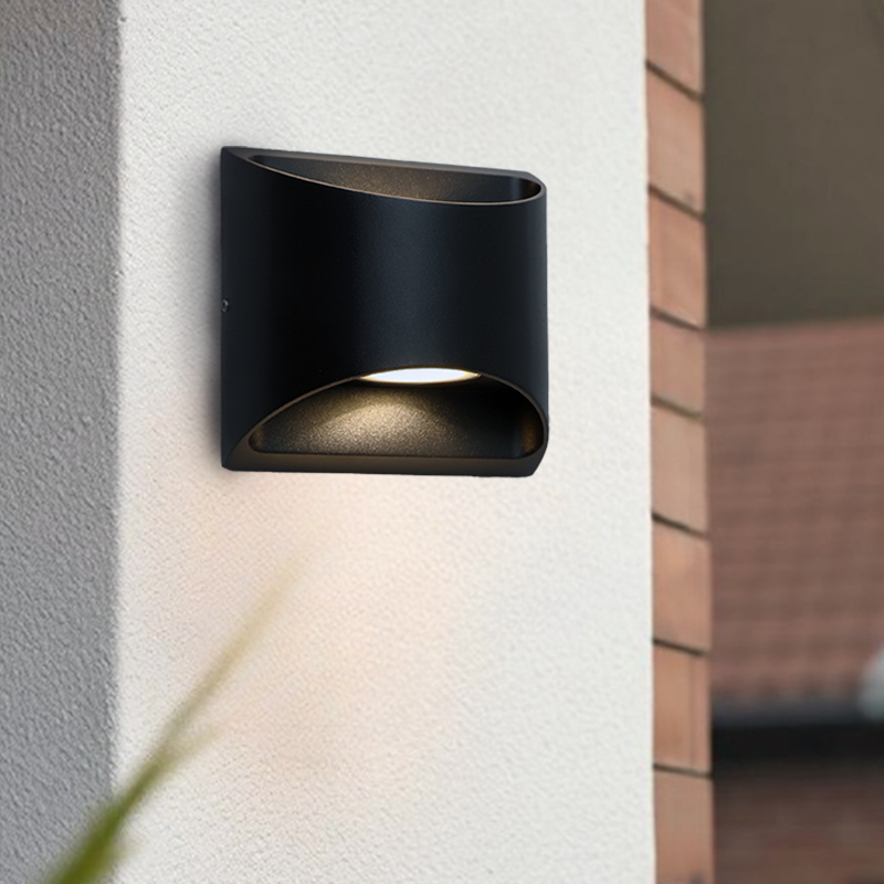 Moderne buitenlamp zwart, Stein, 8W, 3000K LED, IP54