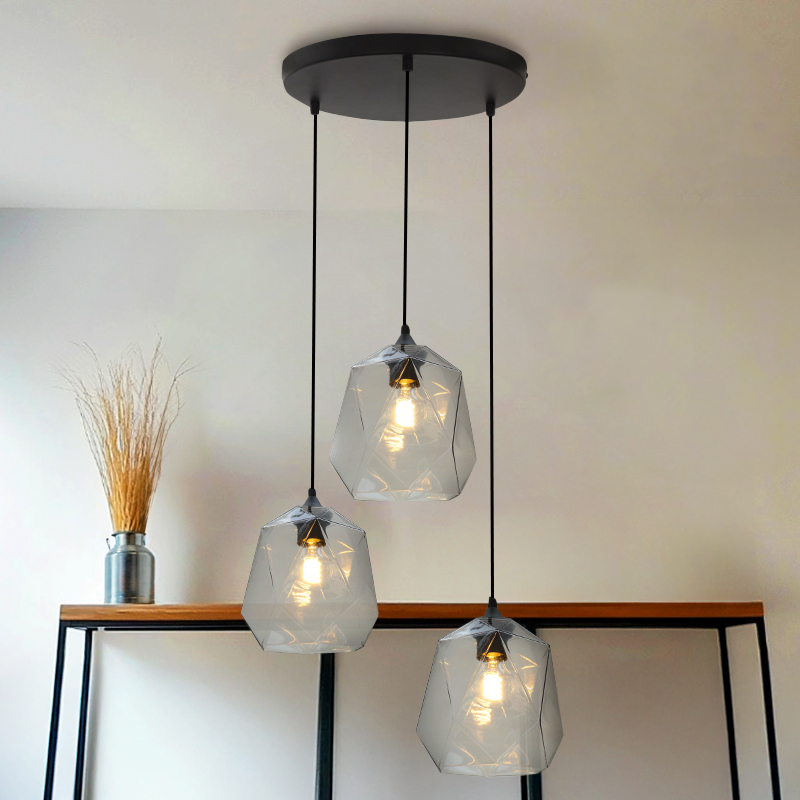 Retro hanglamp transparant, Jian