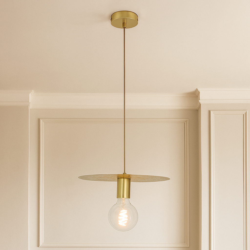 Design hanglamp messing, Sienna