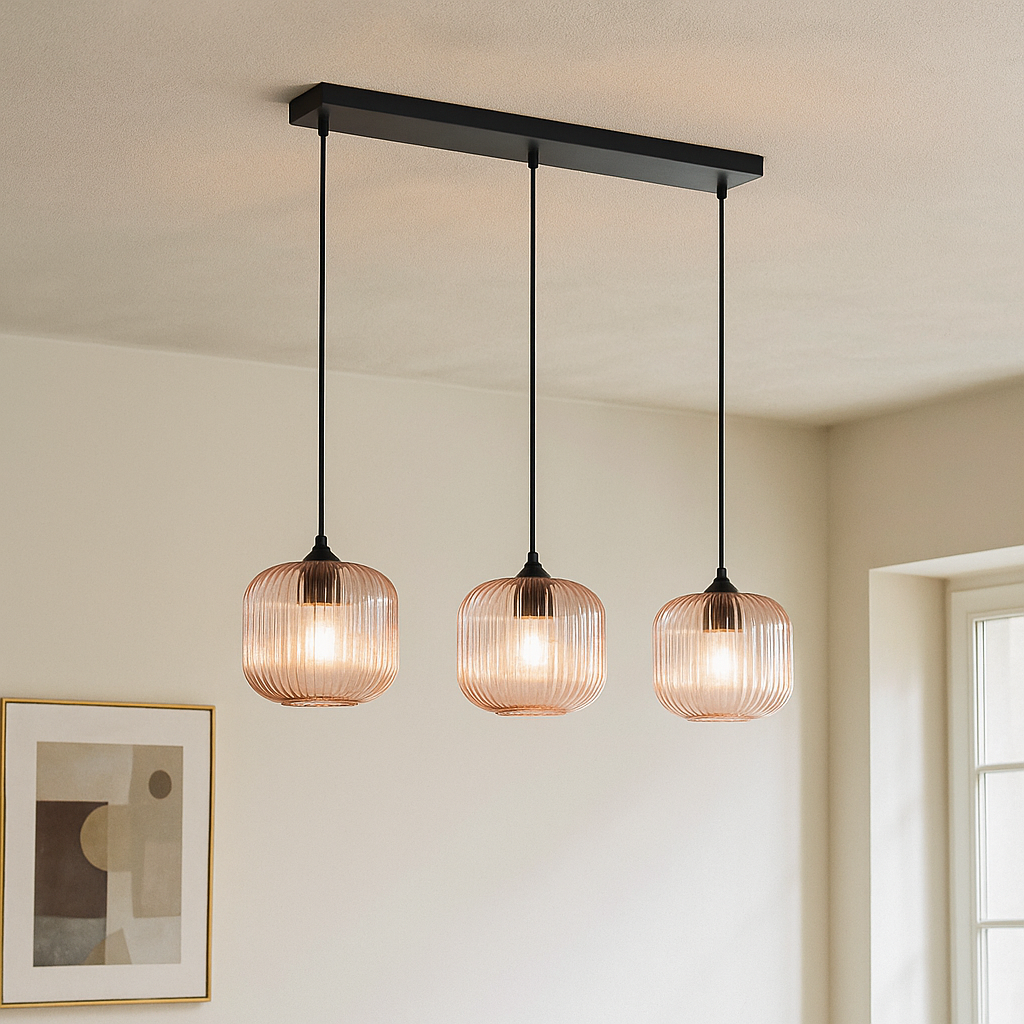 Design hanglamp roze, Charlois