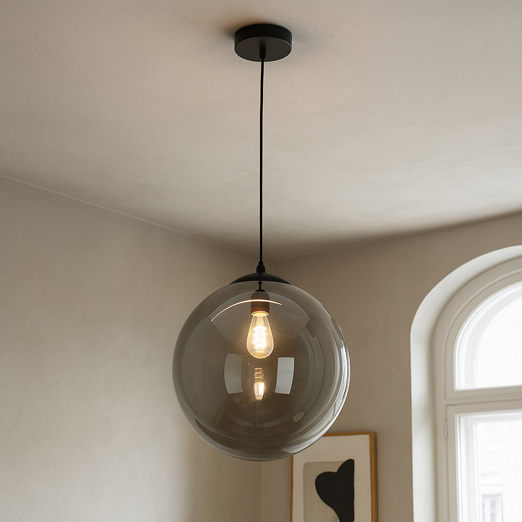 Design hanglamp zwart, Dolf