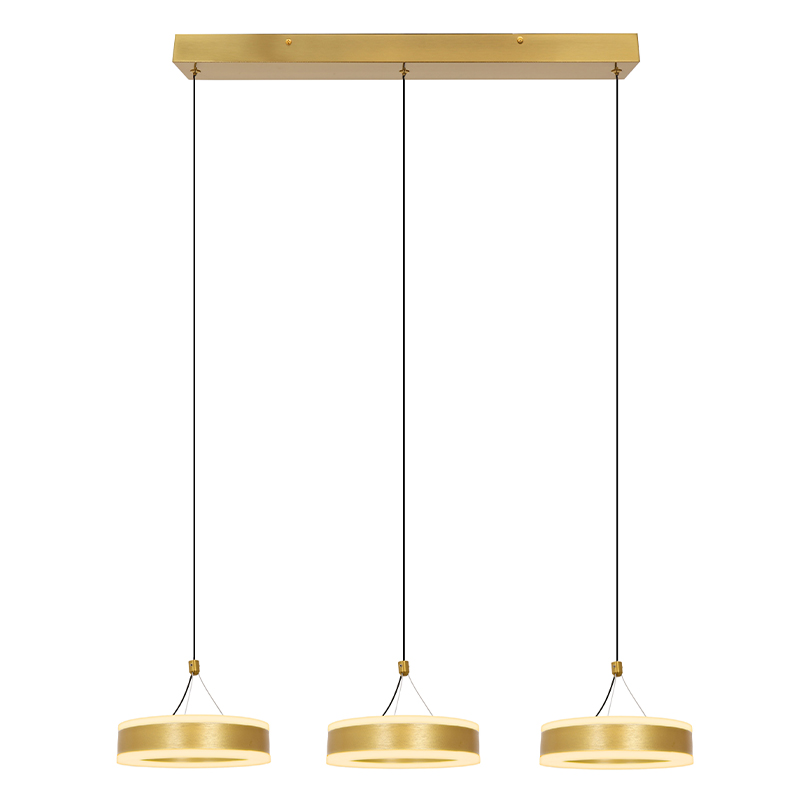 Design hanglamp messing, Lava, 56W, 3000K LED
