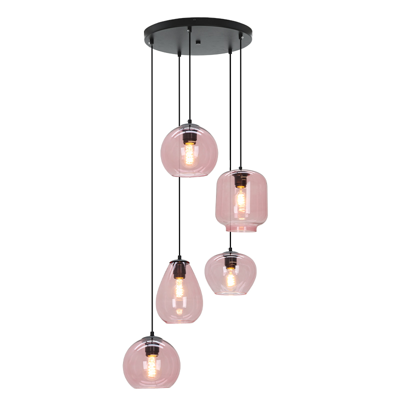 Moderne hanglamp roze, Caia