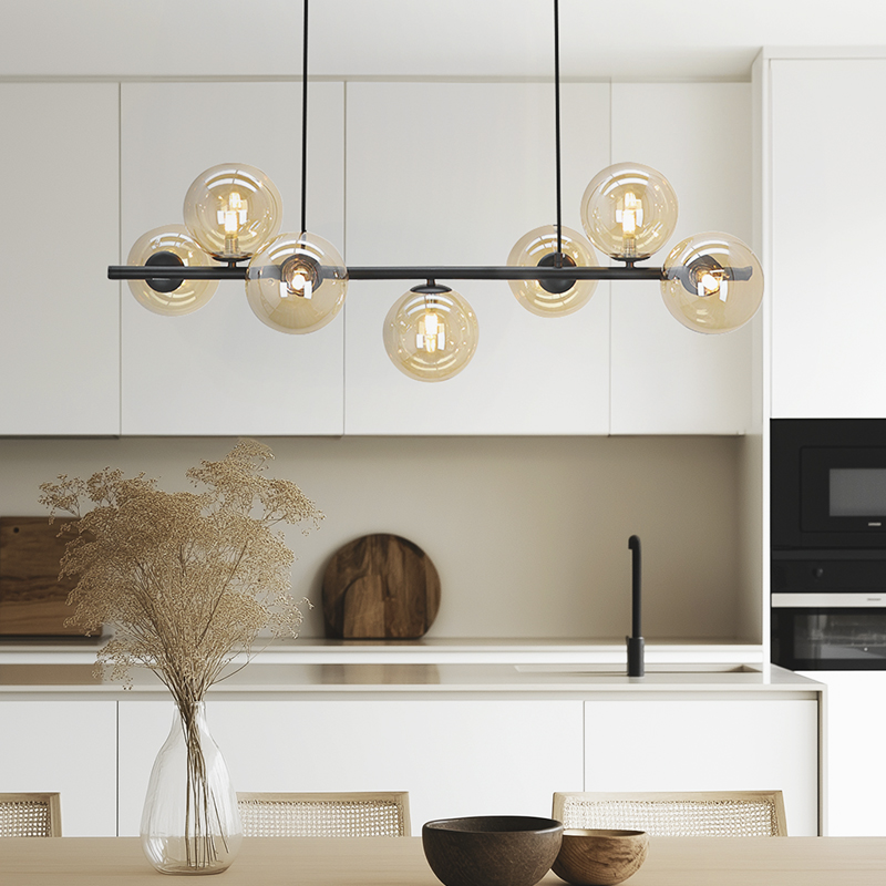 Design hanglamp amber, Remo