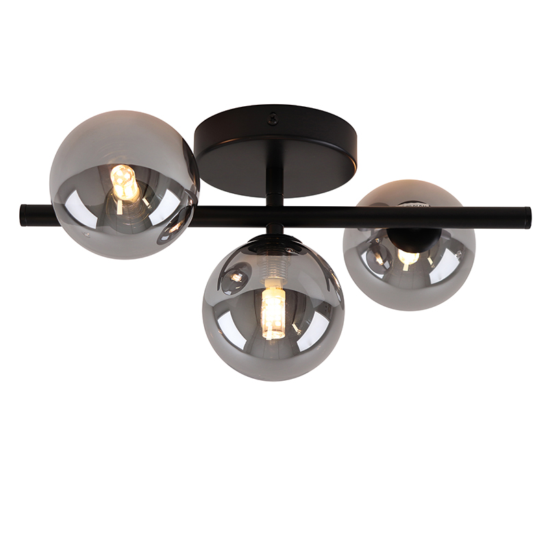 Design plafondlamp grijs, Remo