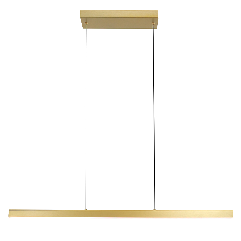 Moderne hanglamp messing, Iwan, 18W, 2700K LED