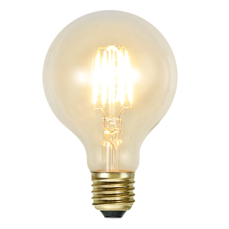 George E27 Grote bollamp, G80, 2w extra sfeervol wit, dimbaar