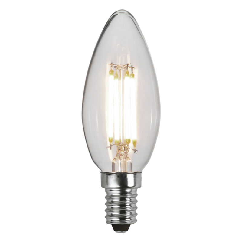 3 staps dimbare E14 kaarslamp, 4w warm wit (3000k)