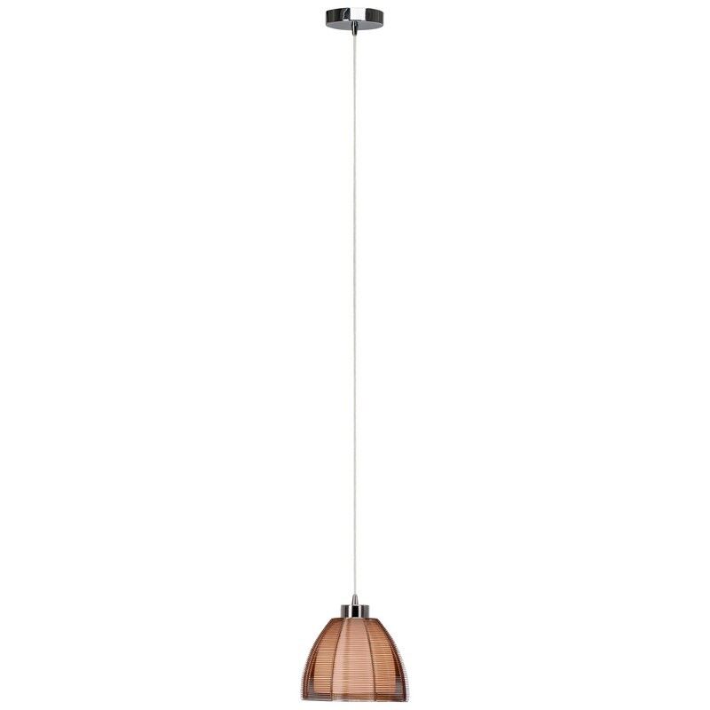Moderne hanglamp brons, Amela