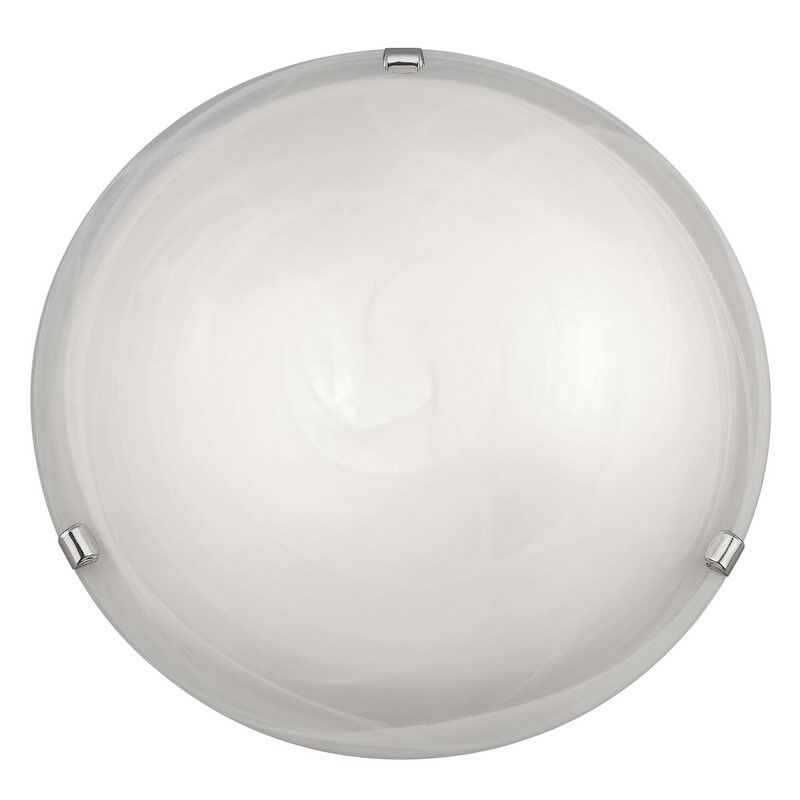Glazen plafondlamp wit, Aliyana