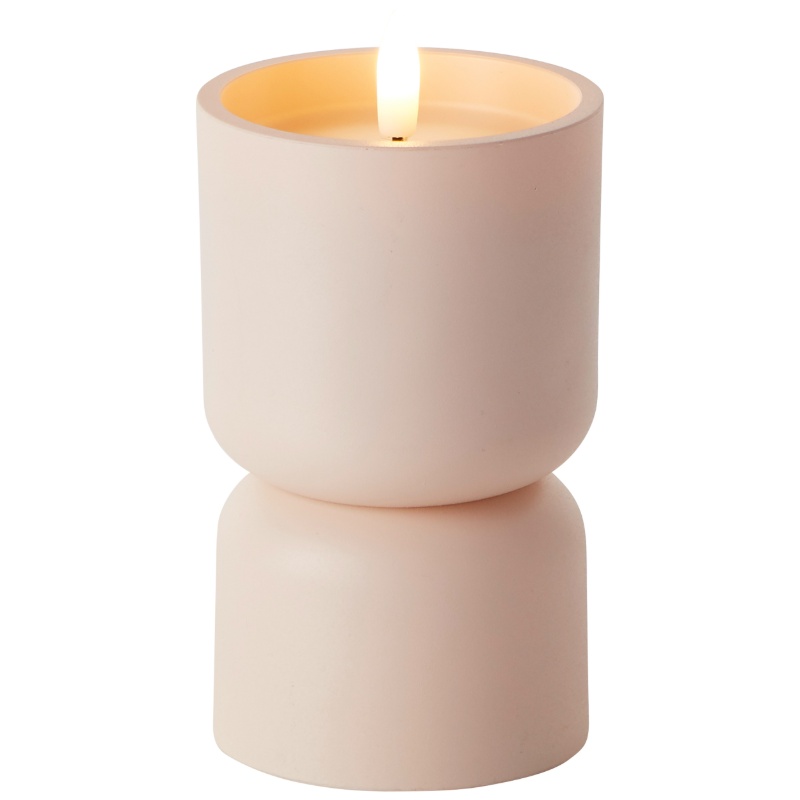 Beige kaarslamp voor buiten, Zaki, 2700K LED, IP44