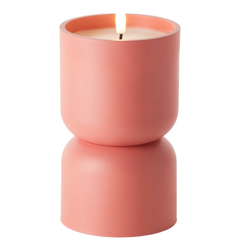 Roze kaarslamp voor buiten, Zaki, 2700K LED, IP44