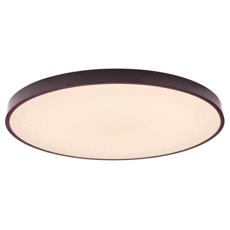 Industriële plafondlamp zwart, Lena, 80W, warm tot koud wit verstelbare LED, met afstandsbediening