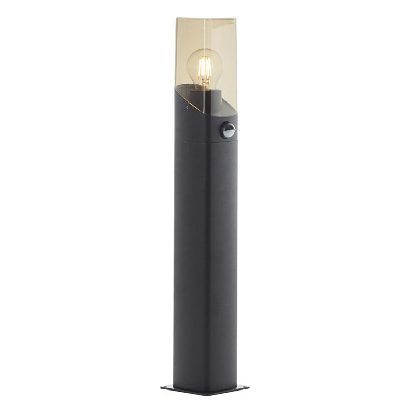 Moderne staande buitenlamp met bewegingssensor grijs, Klasina, IP44