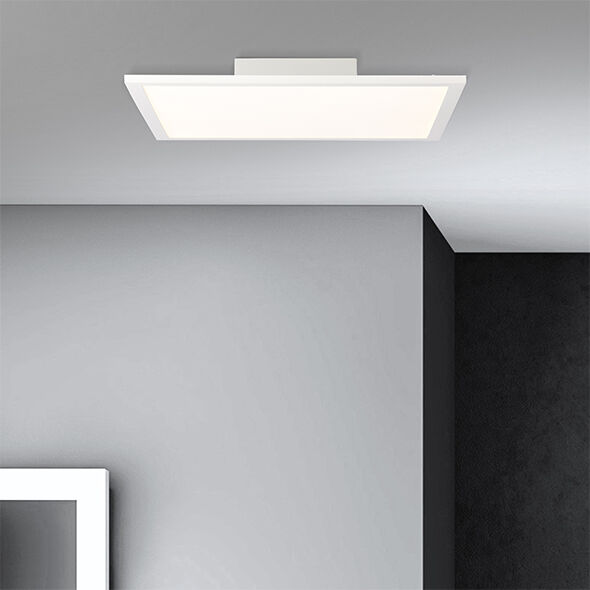 Moderne LED paneel plafondlamp Bojan, metaal, 24W neutraal wit LED