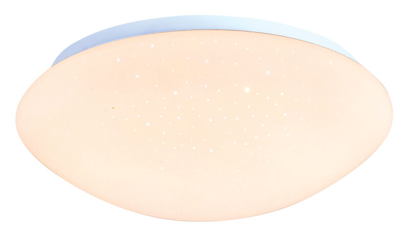 Kunststof plafonnière wit, Djalissa, 12W, 4000K LED