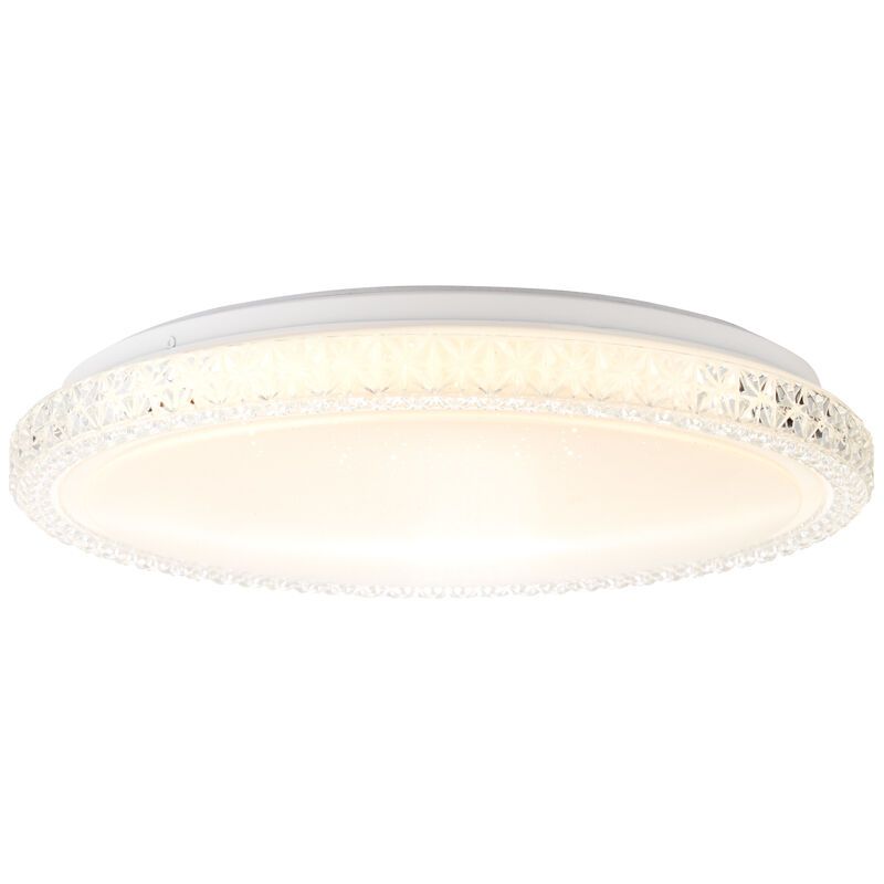 Design plafonniere Baki, Kunststof, 24W warm wit LED