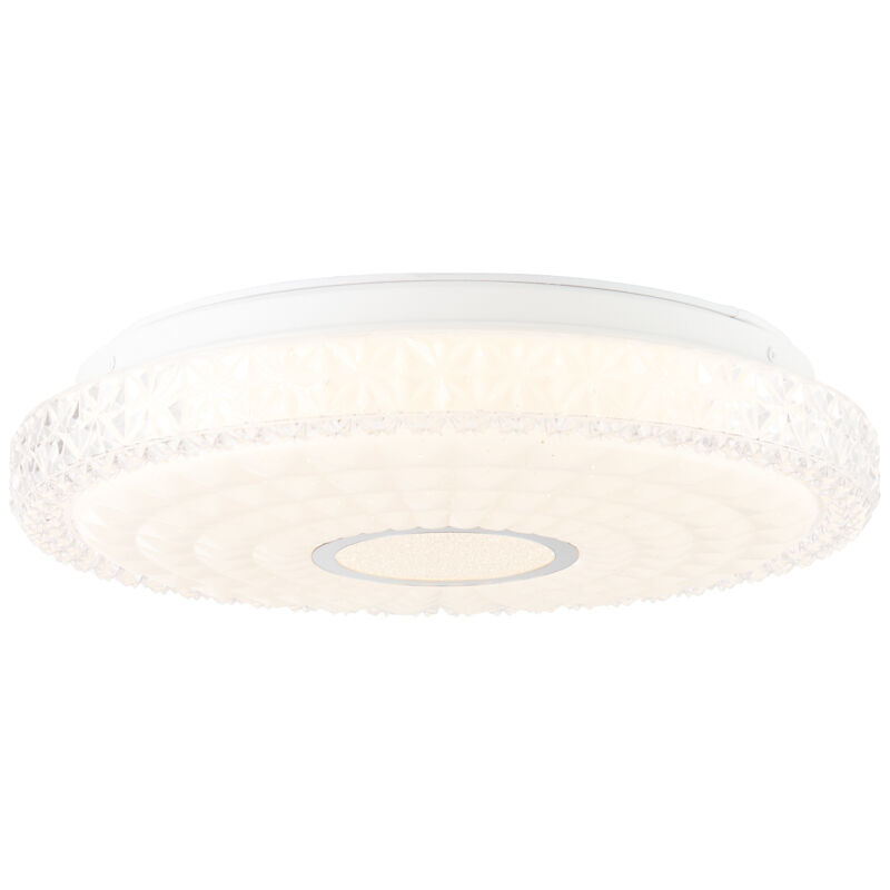 Design plafonniere Jenine, metaal, 12W warm wit LED