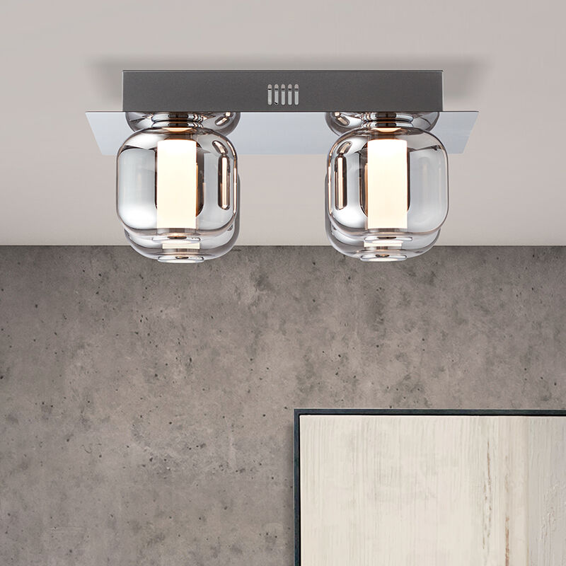 Design plafondlamp Emmely, metaal, 22W warm wit LED