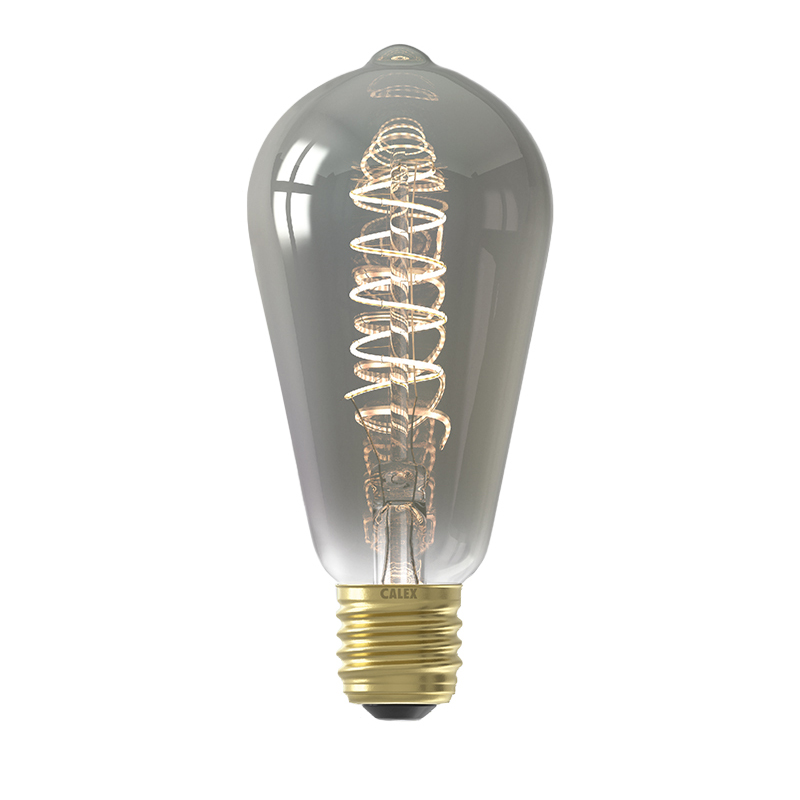 Dimbare Calex E27 LED Edison lamp, 4W, 1800K