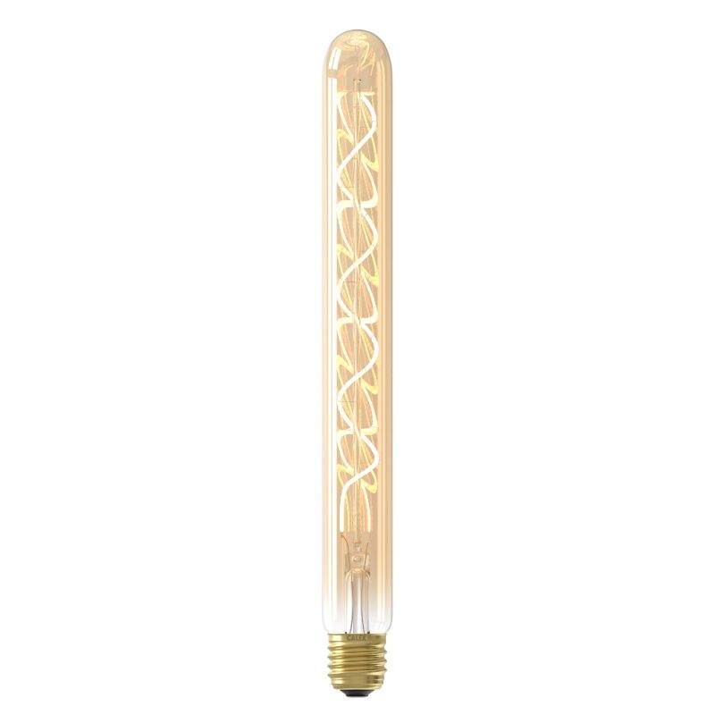 Dimbare Calex E27 LED buislamp amber, 3,8W, 2100K