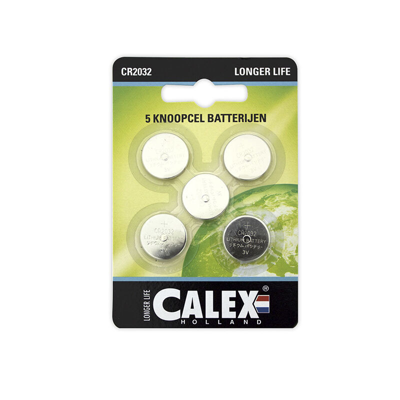 5-pak knoopcel lithium CR2032 3V