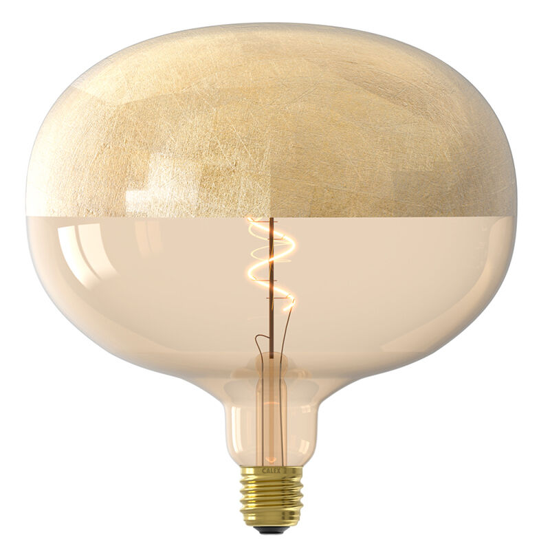 Dimbare Calex E27 kopspiegel LED lamp Boden, amber, 4W, 1800K