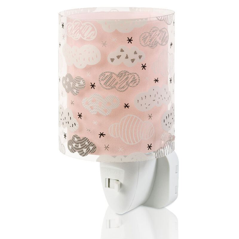 Nachtlampje Wolkjes roze