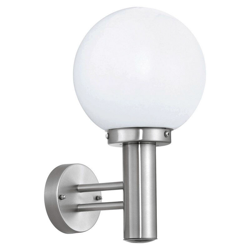 Zilveren buitenlamp rvs, Baukje, IP44