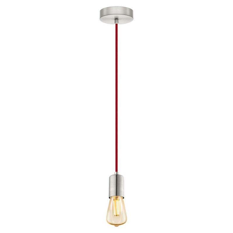 Stalen hanglamp Christel nikkel