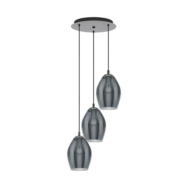 Design hanglamp rookglas, Nikky