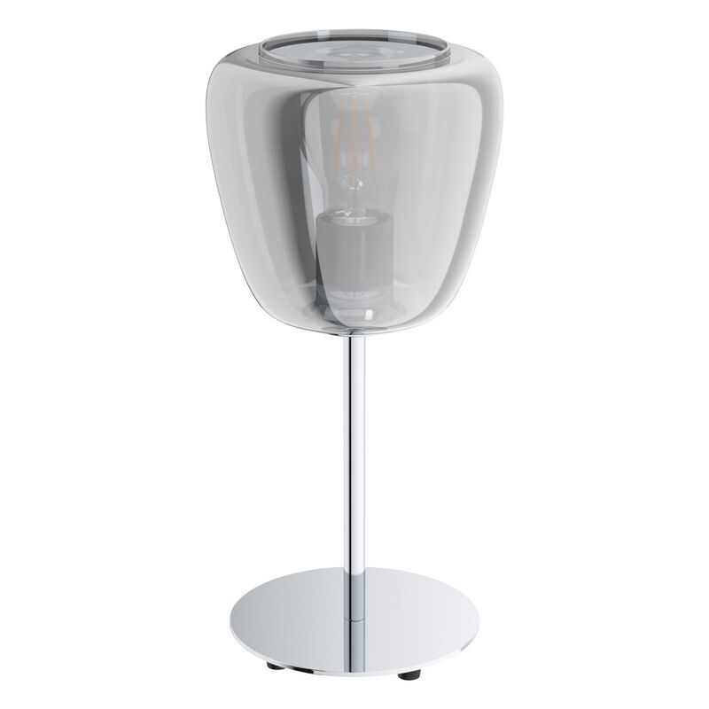 Chromen moderne tafellamp, Gauke, staal