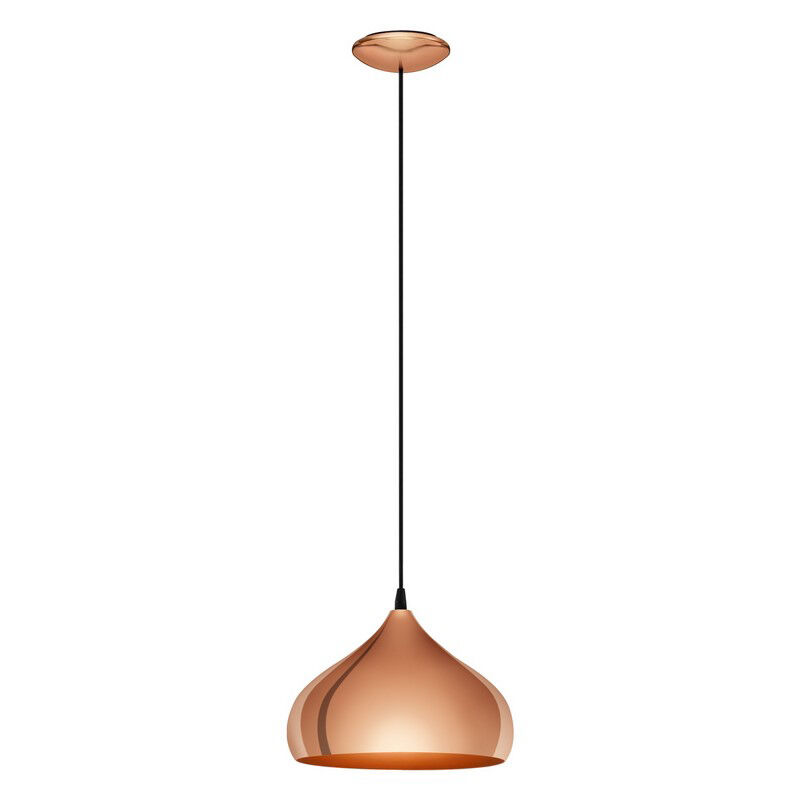 Koperen retro hanglamp metaal, Ancone