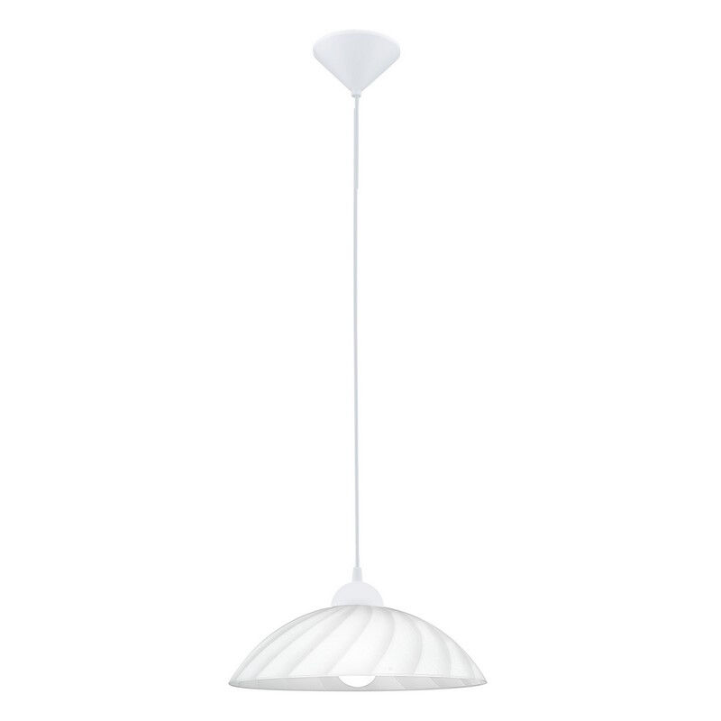 Witte hanglamp glas, Kaj
