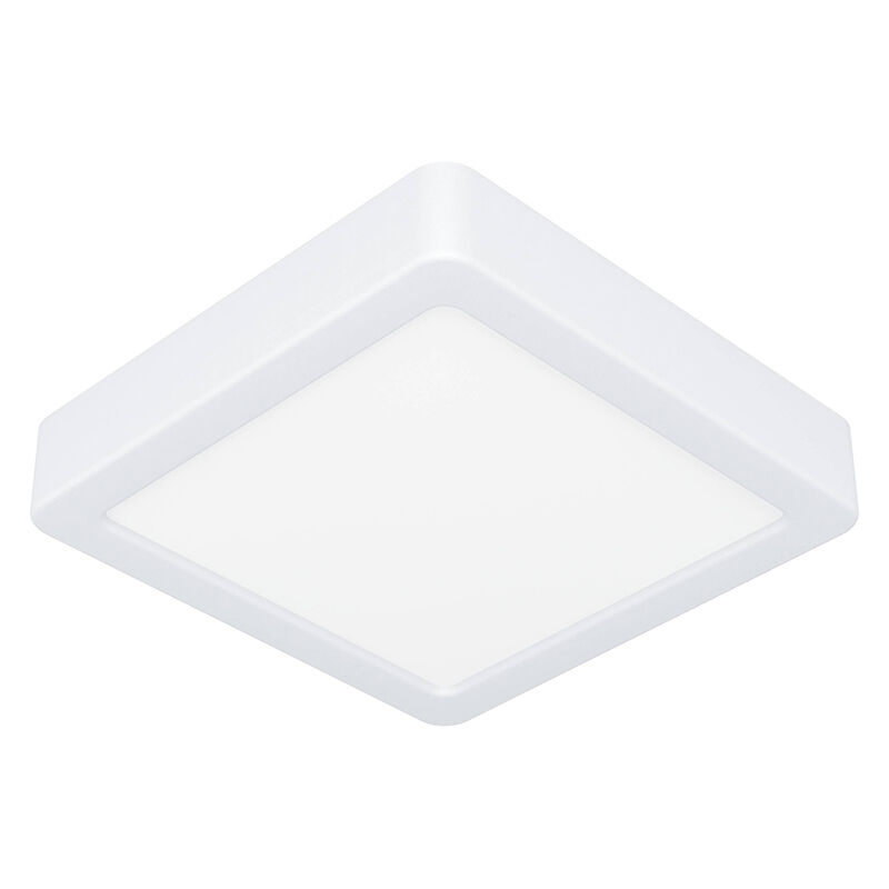 Witte badkamer plafondlamp kunststof, Geraldo, 11W, 3000K LED, IP44