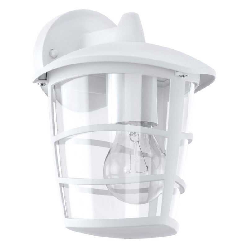 Witte moderne buitenlamp kunststof, Inas, IP44
