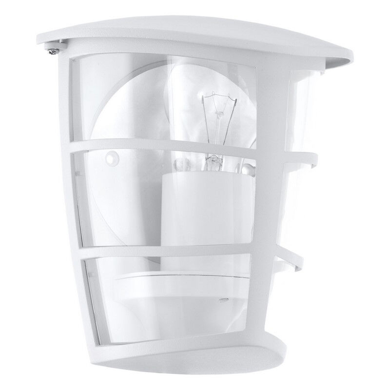 Witte moderne buitenlamp kunststof, Inas, IP44