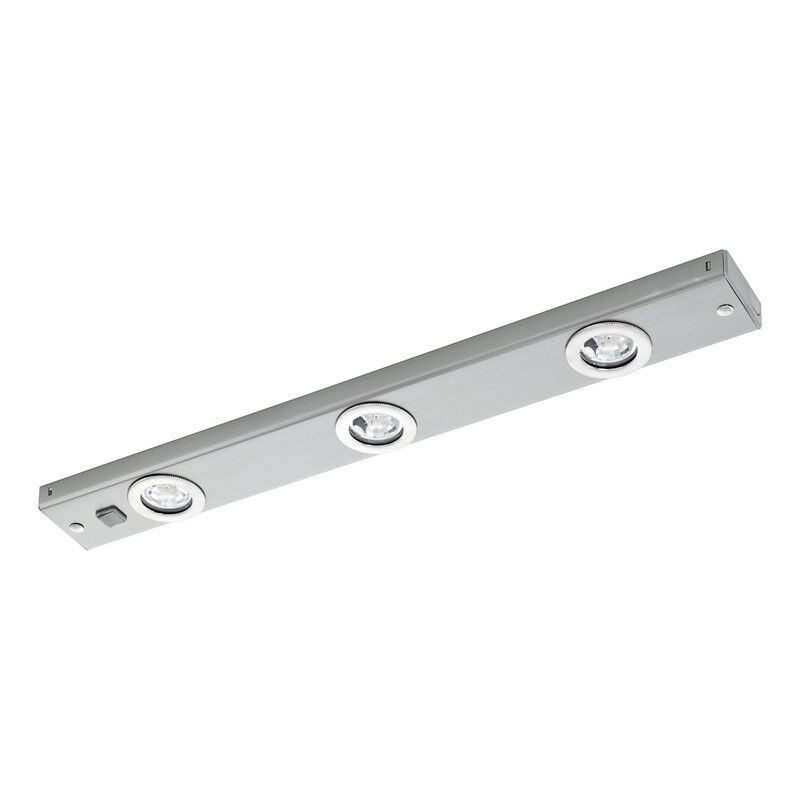 Nikkelen moderne plafondlamp metaal, Jary, 2W, 3000K LED, met schakelaar