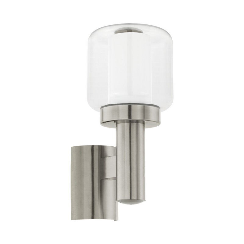 Zilveren buitenlamp glas, Anco, IP44