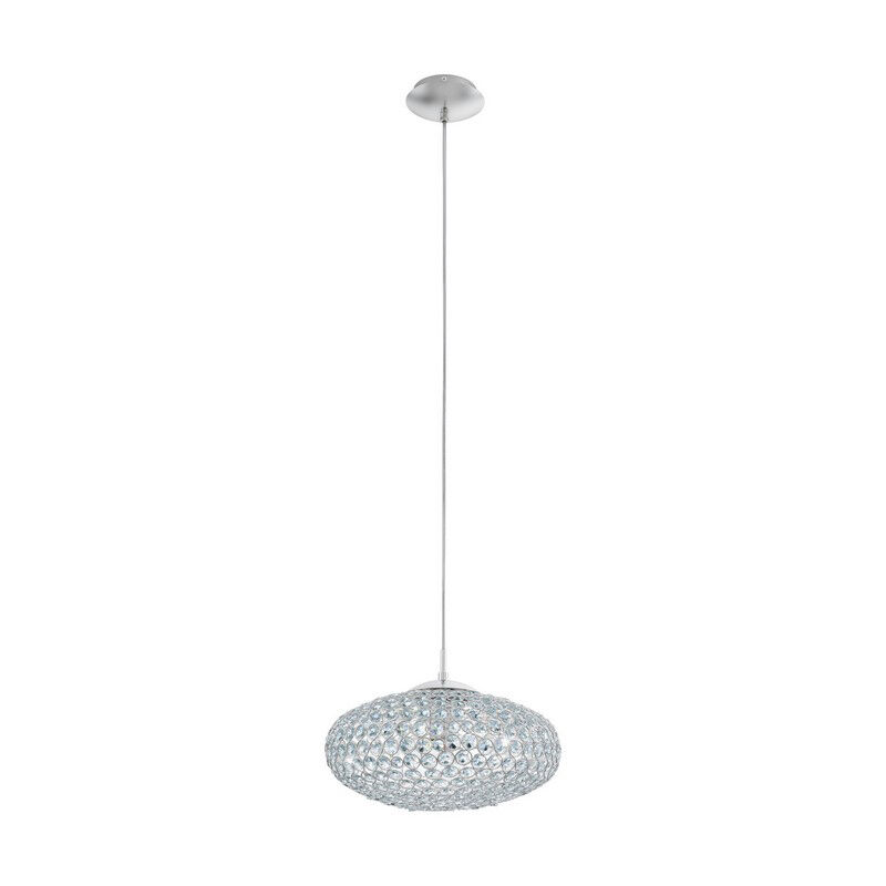 Transparante retro hanglamp kristal, Annamarie