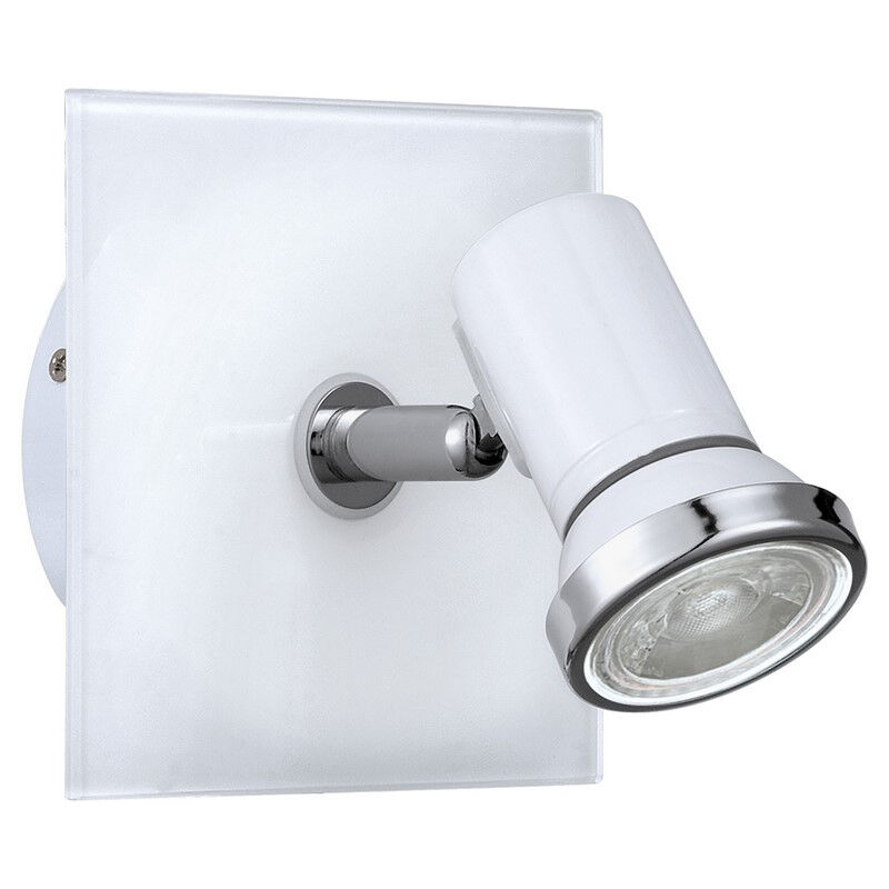 Stalen wandlamp Jasmijn wit