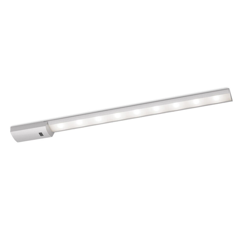 Zilveren keukenkast verlichting Veroni, aluminium