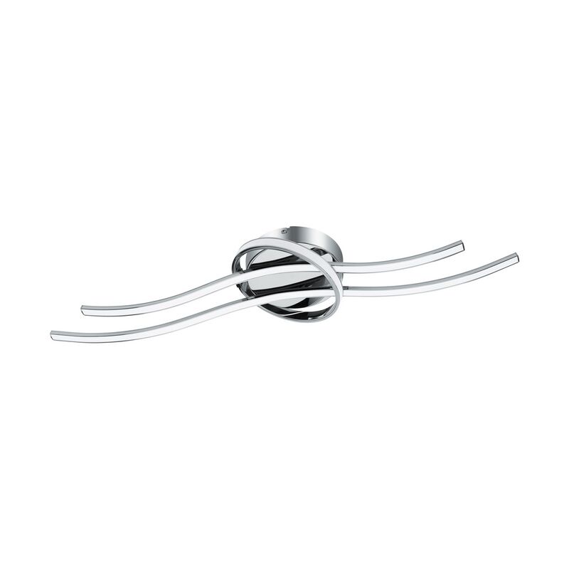 Chromen design plafonniere, Tinus, aluminium, 6w 3000K (warm wit) LED