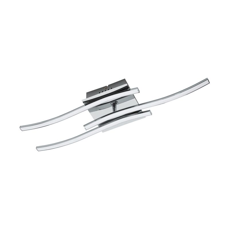 Chromen moderne plafonniere, Yorian, aluminium, 5w 3000K (warm wit) LED